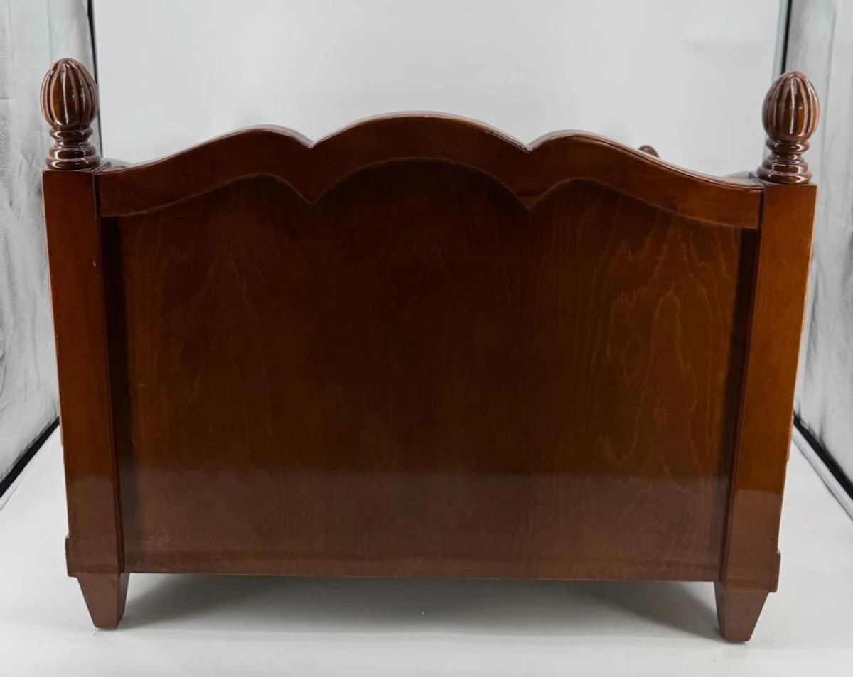 Luxury Baroque Dog Bed Brown / Gray 70 cm - Baroque Animal Furniture