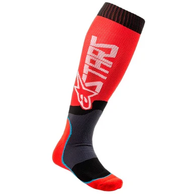 ALPINESTARS MX PLUS2 SOCKS RED / WHITE