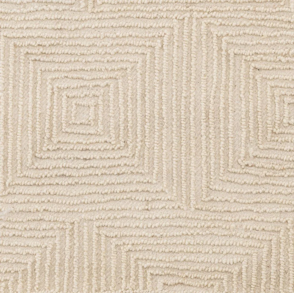 Luxury Cotton Rug Ivory Color - Various Sizes - Hand Tufted Wool Rug - Living Room Rug - Luxury Quality