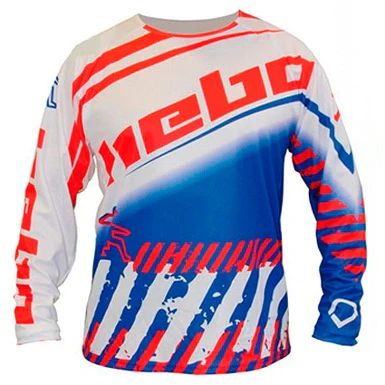 CAMISETA HEBO STRATOS 20 BLANCO / AZUL / ROJO